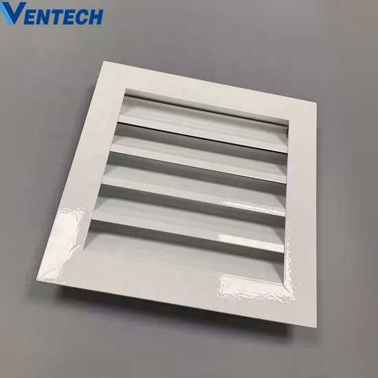 HVAC-Aluminium-Transferluft-Außengitter, feines, wasserdichtes Wetterschutzgitter