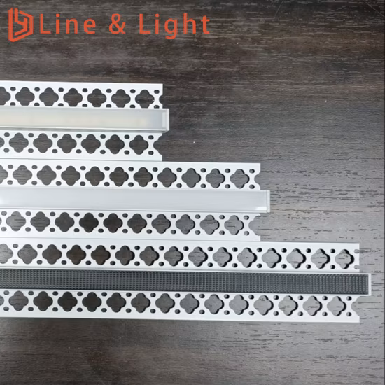 Trimless wandmontiertes Aluminiumprofil für LED-Streifenlicht, China-Lieferant
